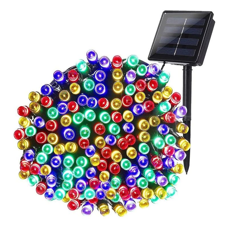 GENERICO - Luces Guirnaldas Solar Multicolor 200 Led 20 Metros