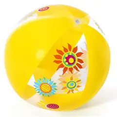 BESTWAY - Pelota Inflable Playa Splash 51cm Amarilla