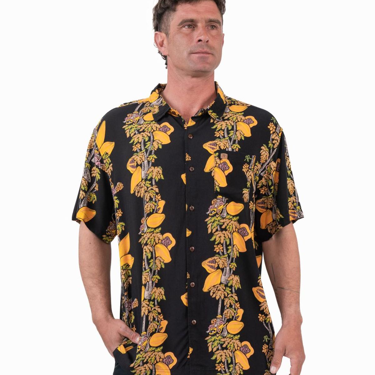 KAYA UNITE - Guayabera Lazy Black