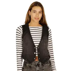 DIVINO JEANS - Gillette Perla II Negro - Negro
