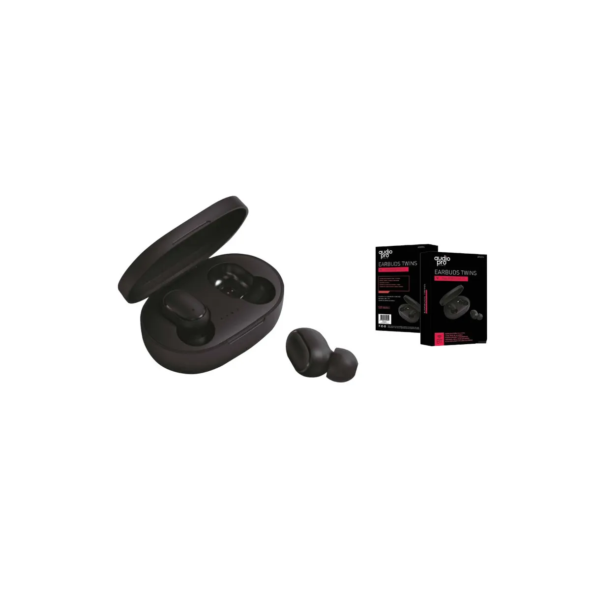 AUDIOPRO - Audífonos Twins Bluetooth 5.0 Binaural Sin Cable - SC
