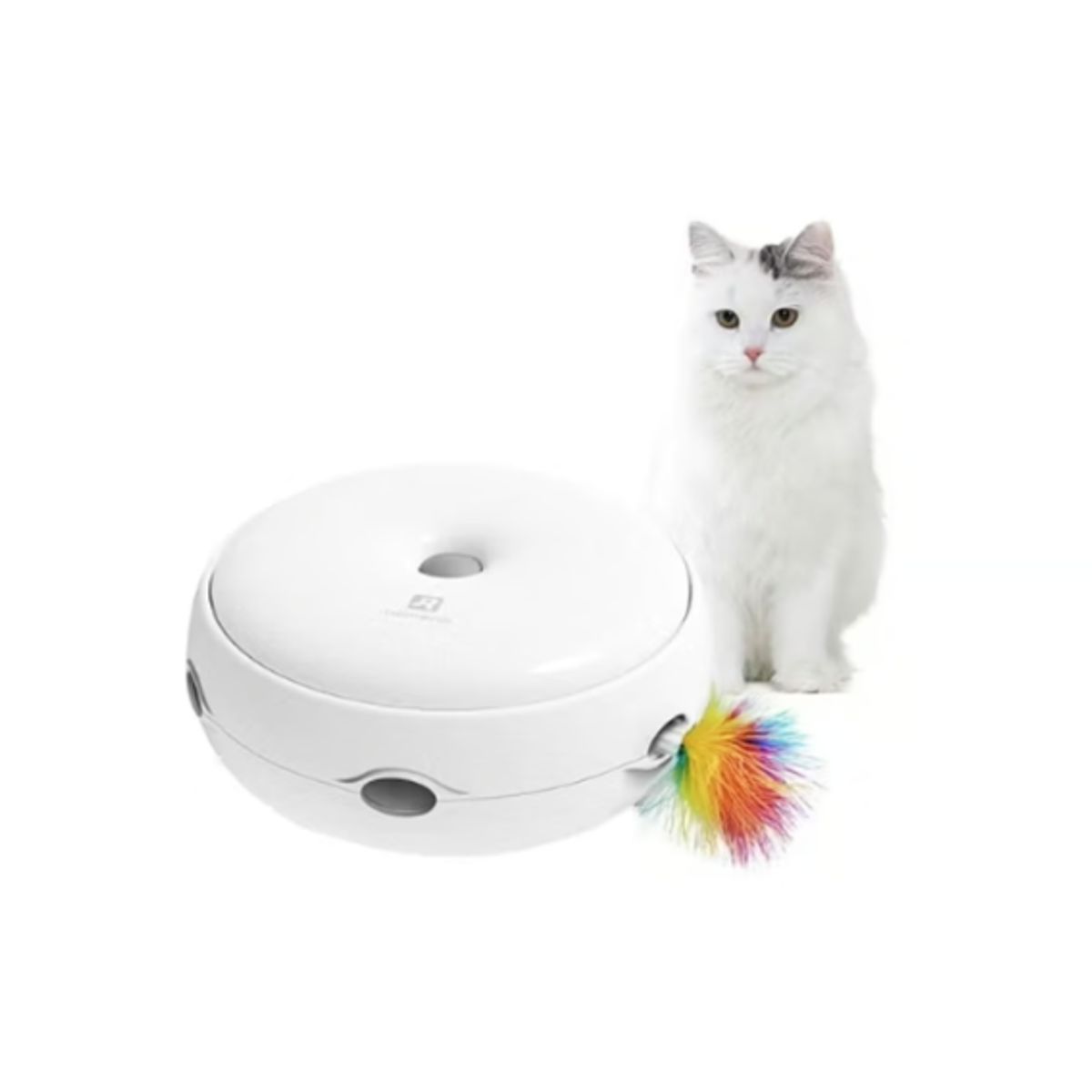 GENERICO - Juguete Interactivo Inteligente Para Gatos Con Plumas
