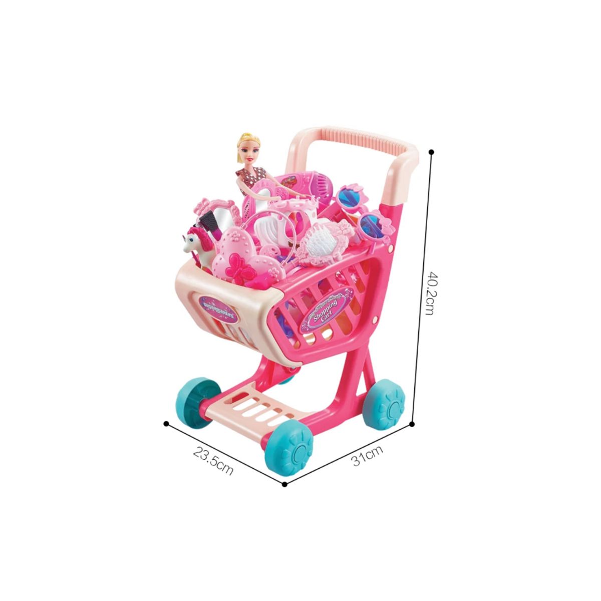 GENERICO - Carrito Supermercado Compras Juguete Niñas