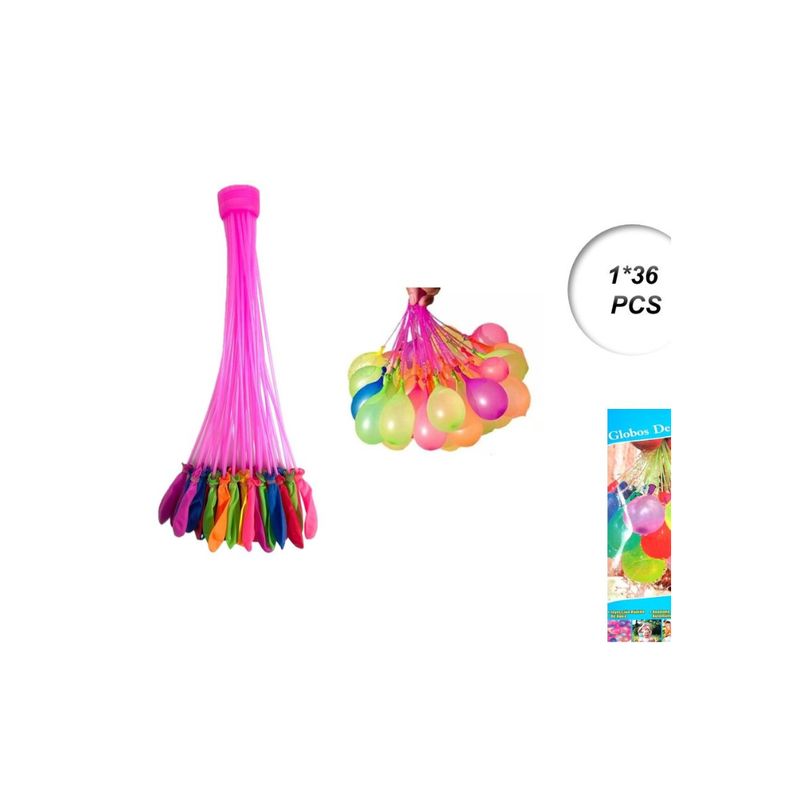 GENERICO - GLOBOS MULTICOLOR  1 Y 36 PCS