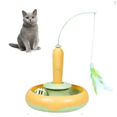 GENERICO - Juguete Automático Interactivo Con Bola Pluma De Gato Gatito