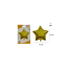 GENERICO - GLOBOS ESTRELLA 45 CM X 45 CM 1 PCS