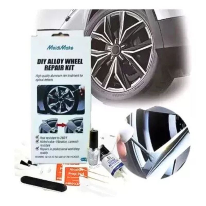 GENERICO - Kit Restauración De Llantas Autos Repara Rayones De Llantas
