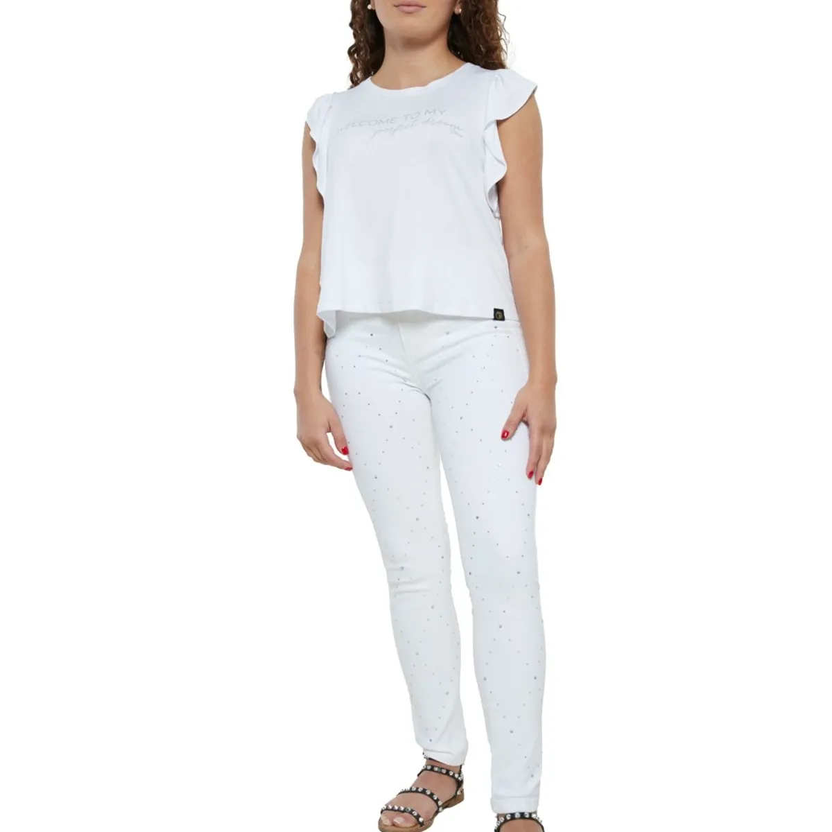 DIVINO JEANS - Polera Dulce I Blanca Divino Jeans - Blanco