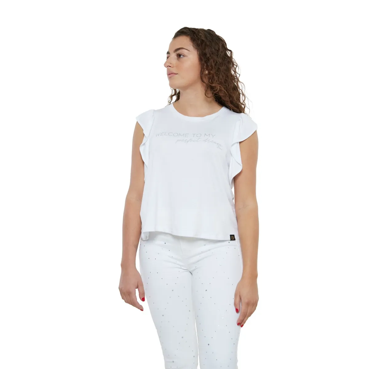 DIVINO JEANS - Polera Dulce I Blanca Divino Jeans - Blanco