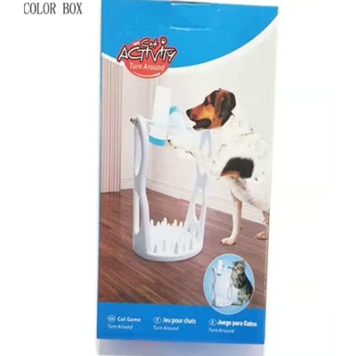 GENERICO - Juguetes Mascotas Plato Giratorio Vaso Alimentación Lenta