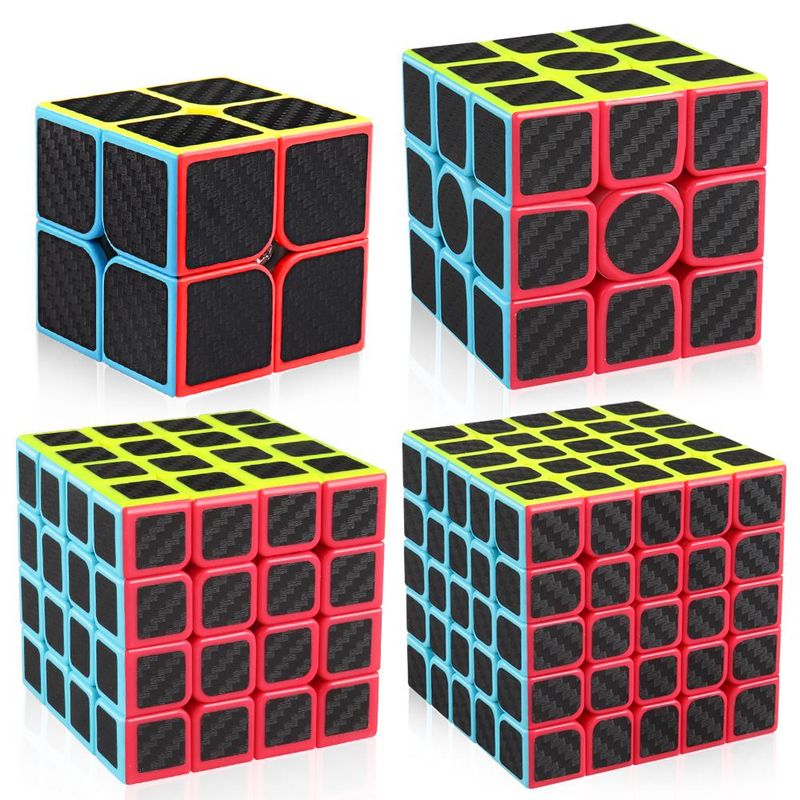 MOYU - Set 4 Cubos Rubik Cobra Meilong Regulares