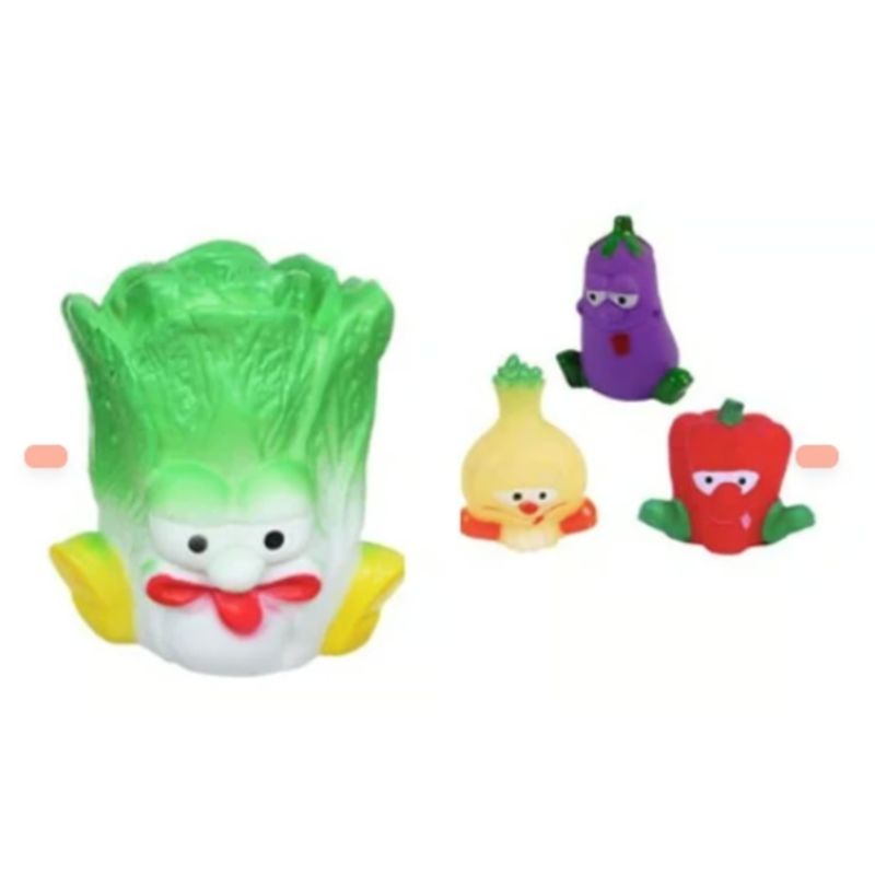GENERICO - Vegetales De Juguete Para Perros Set 2 Unidades