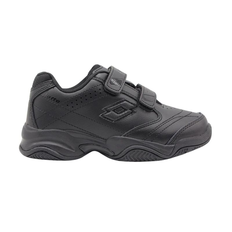 LOTTO - Zapatilla Escolar Juvenil Lotto - Court Jr Negro - Negro - 38