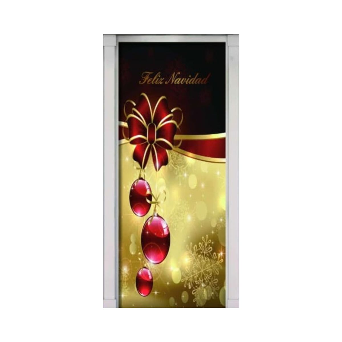 GENERICO - Fundas Decoración Navideña Para Puertas 200x150cm