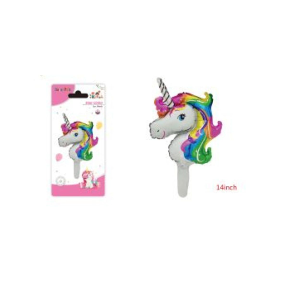 GENERICO - GLOBOS MINI UNICORNIO 1 PCS