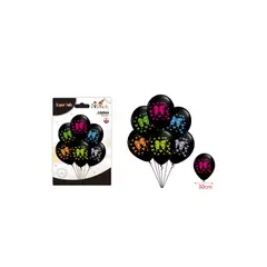 GENERICO - GLOBOS MULTICOLOR 30 CM 6 PCS
