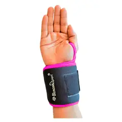 BLUNDING - Muñequera Deportiva Crossfit Calistenia Pesas - Rosa