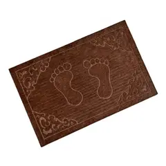 GENERICO - Alfombra tapete limpiapies para entrada exteriores pies