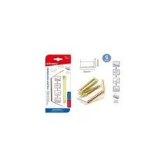 GENERICO - Sujedor Carpeta 80 Mm 6 Pcs