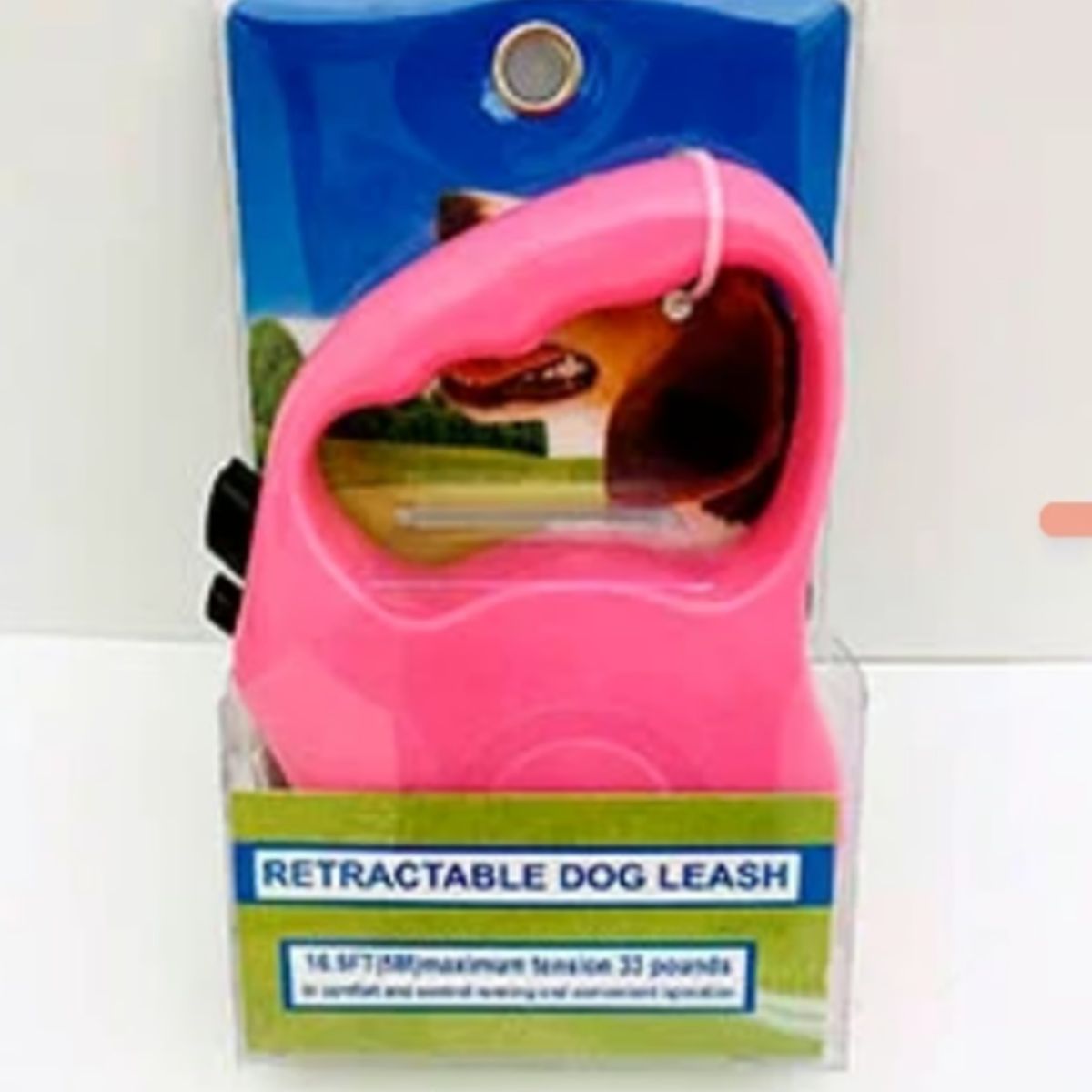 GENERICO - Correa De Mascota Retractil 3Mts Rosa