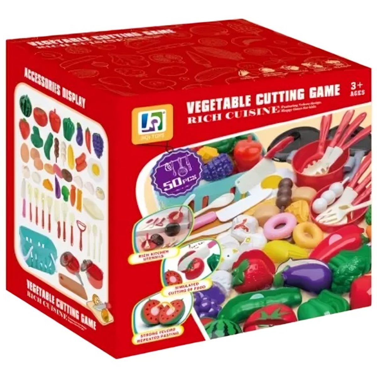 OEM - Canasto Verduras 50 pcs Juguete