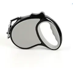 GENERICO - Correa Diseño Retractil Traccion Perros Gatos 3 Mts Gris