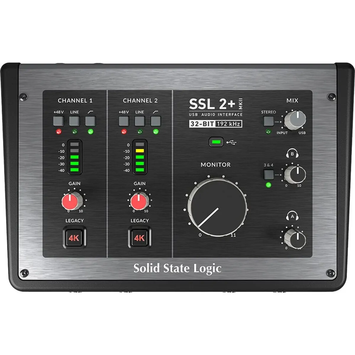SOLID STATE LOGIC - Interfaz de Audio Solid State Logic SSL2+ MKII