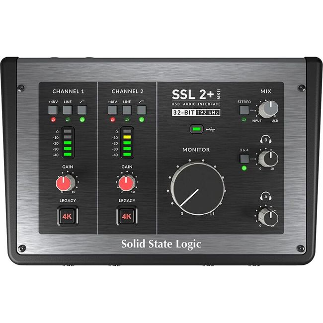 SOLID STATE LOGIC - Interfaz de Audio Solid State Logic SSL2+ MKII
