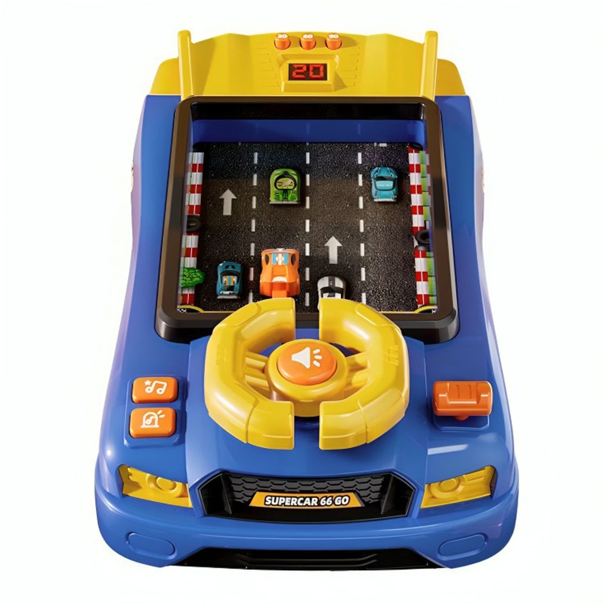 OEM - Juego de Carrera Musical Rojo-azul