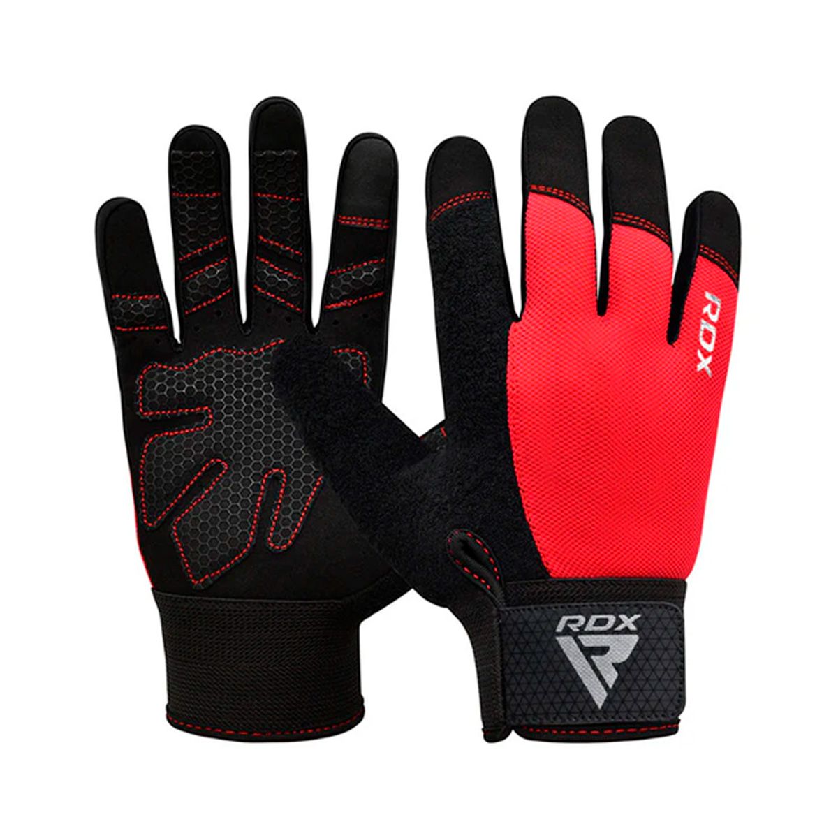 RDX - Guantes De Entrenamiento Gym Rdx W1 Full Red - Wga-w1fr