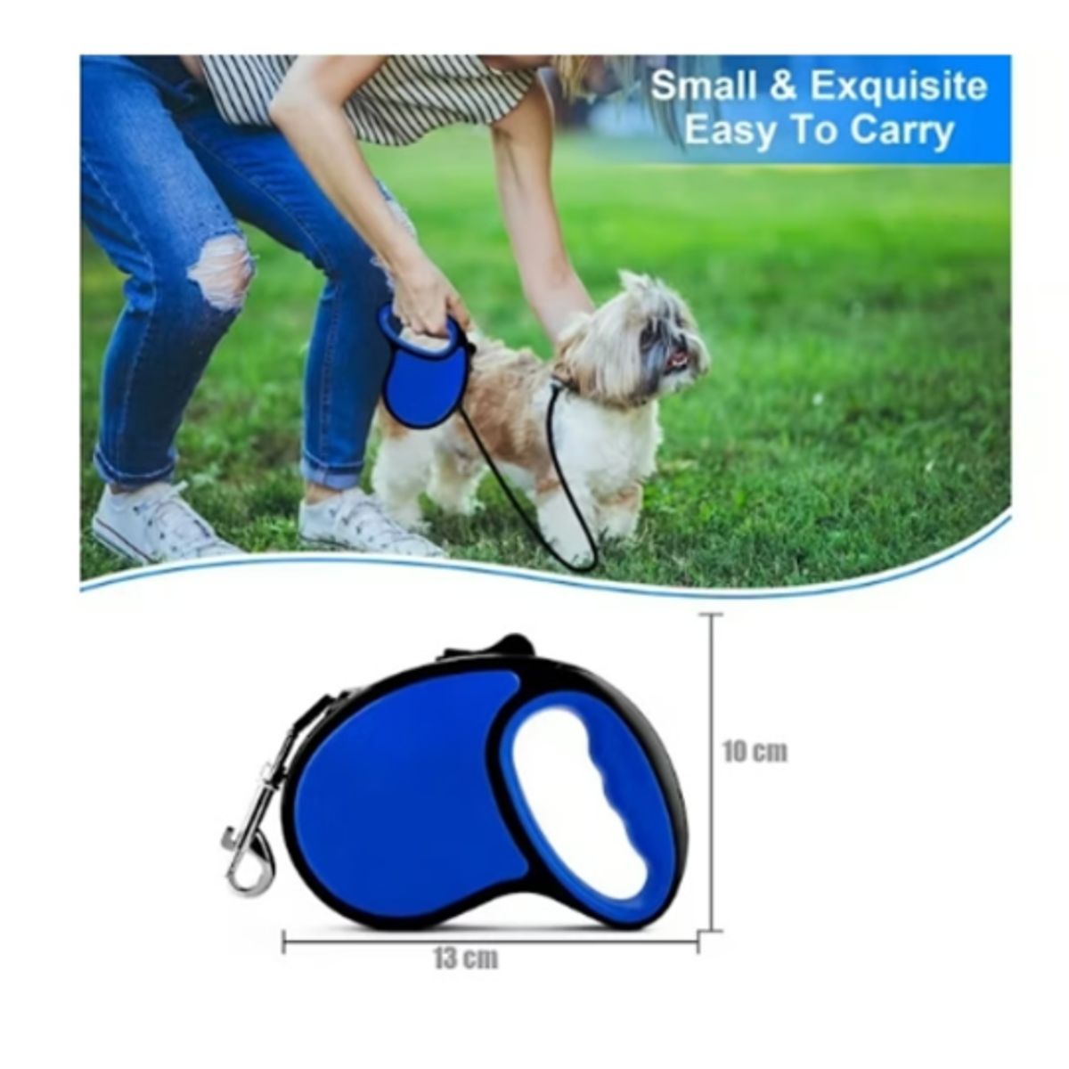 GENERICO - Correa Diseño Retractil Traccion Perros Gatos 3 Mts