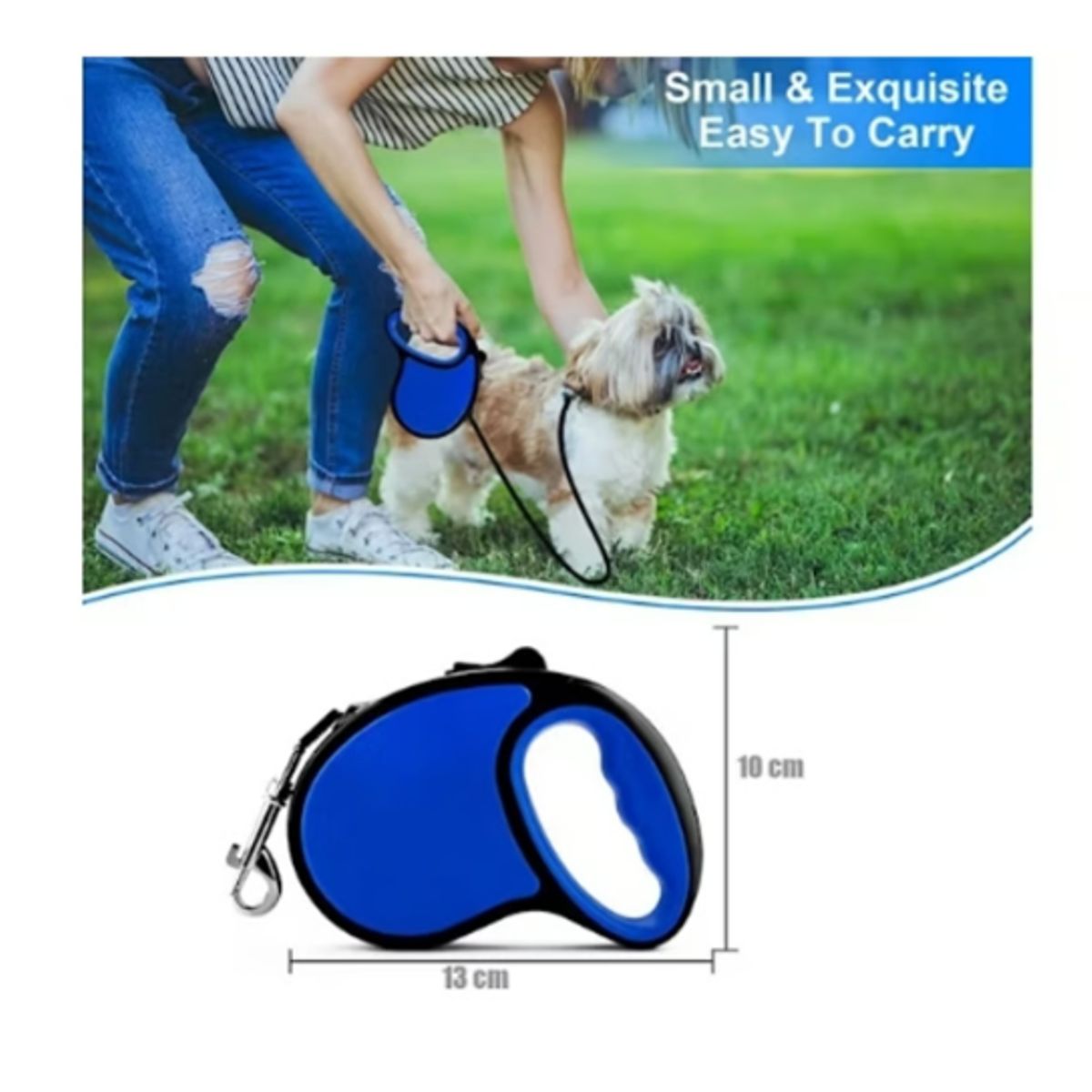 GENERICO - Correa Diseño Retractil Traccion Perros Gatos 3 Mts