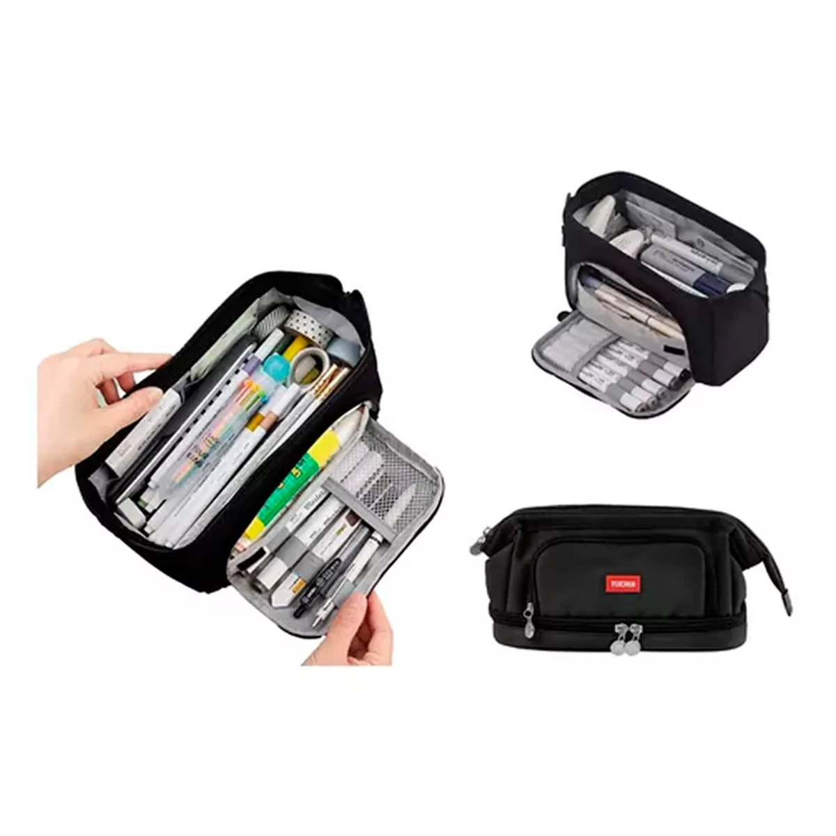 OFERTABKN - Estuche Para Lápices Gran Capacidad Doble Capa Organizador