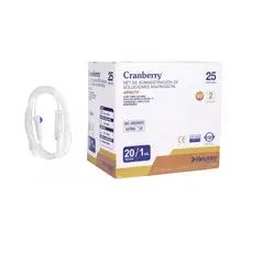CRAMBERRY - Set Administracion Soluciones Macro 20x1ml Cranberry 25uni