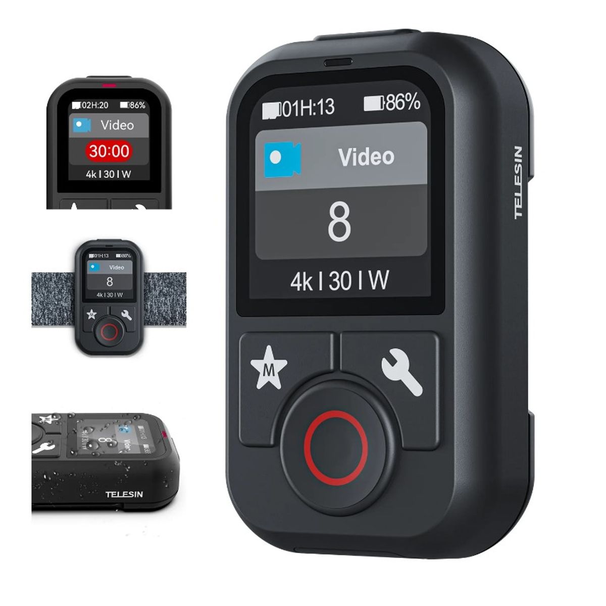 TELESIN - Control Bluetooth para Cámaras GoPro 8-9-10-11-12-13 y Max - Telesin