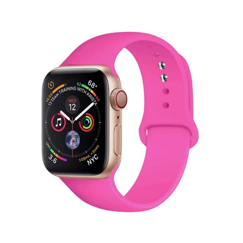 PINEAPPLESTORE - Pulsera para Apple Watch Silicona Fucsia 42-44-45-49mm