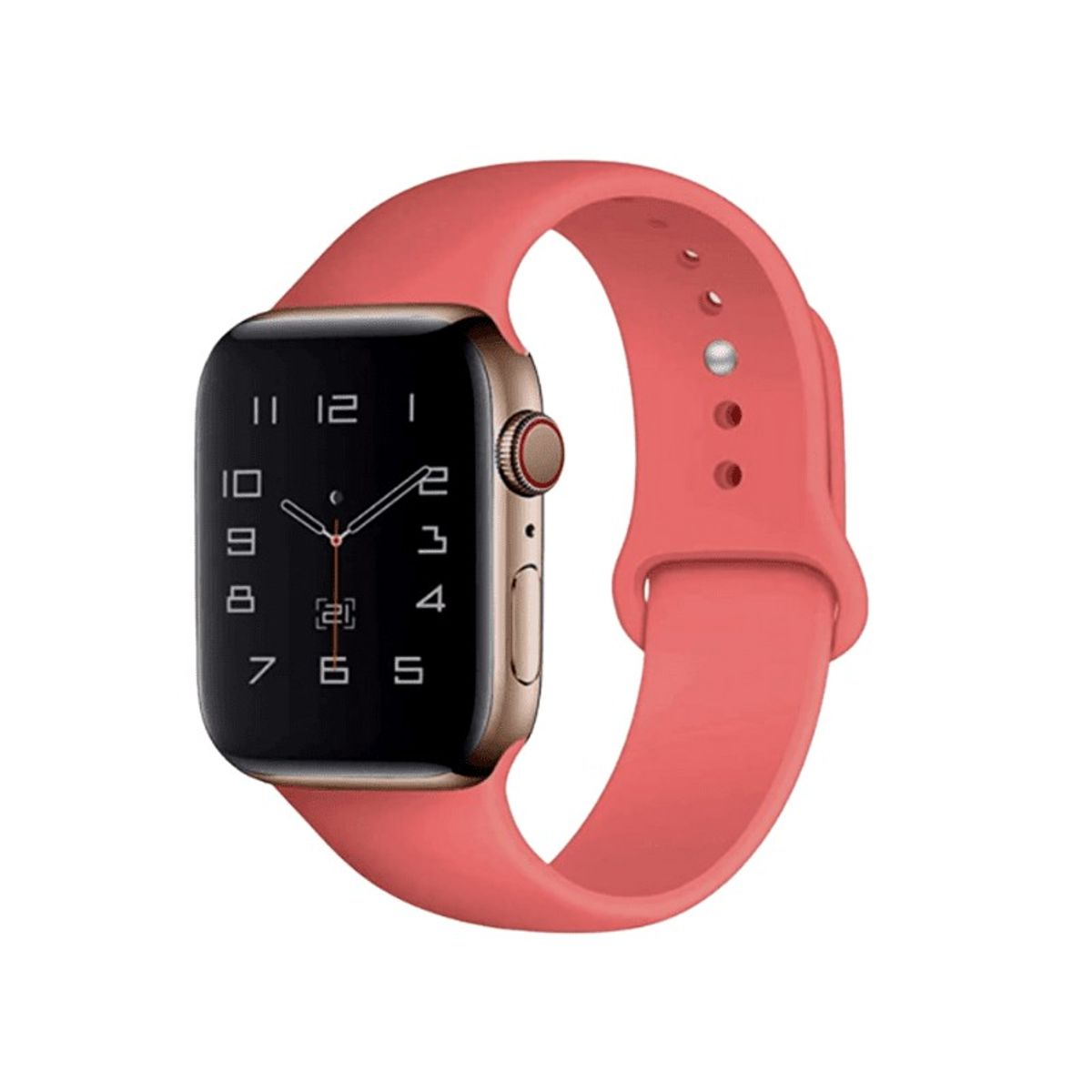 PINEAPPLESTORE - Pulsera para Apple Watch Silicona Coral 42-44-45-49mm