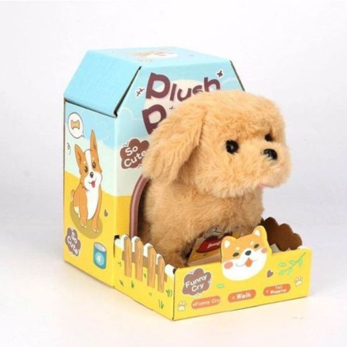 GENERICO - JUGUETE MASCOTA PLUSH PET-CACHORRITO