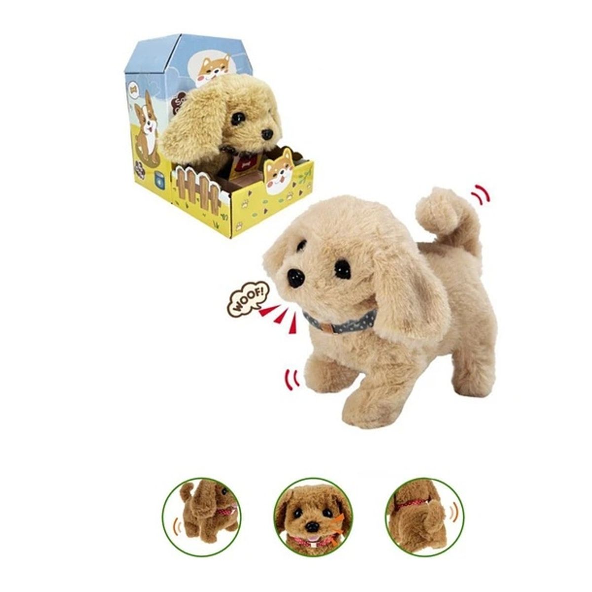 GENERICO - JUGUETE MASCOTA PLUSH PET-CACHORRITO