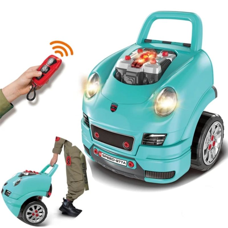 GENERICO - Juguete de autos Mecánicos  Autos Niños Armables azul