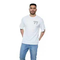 PEROE - Polera Cooper I Blanca Oversize Peroé.