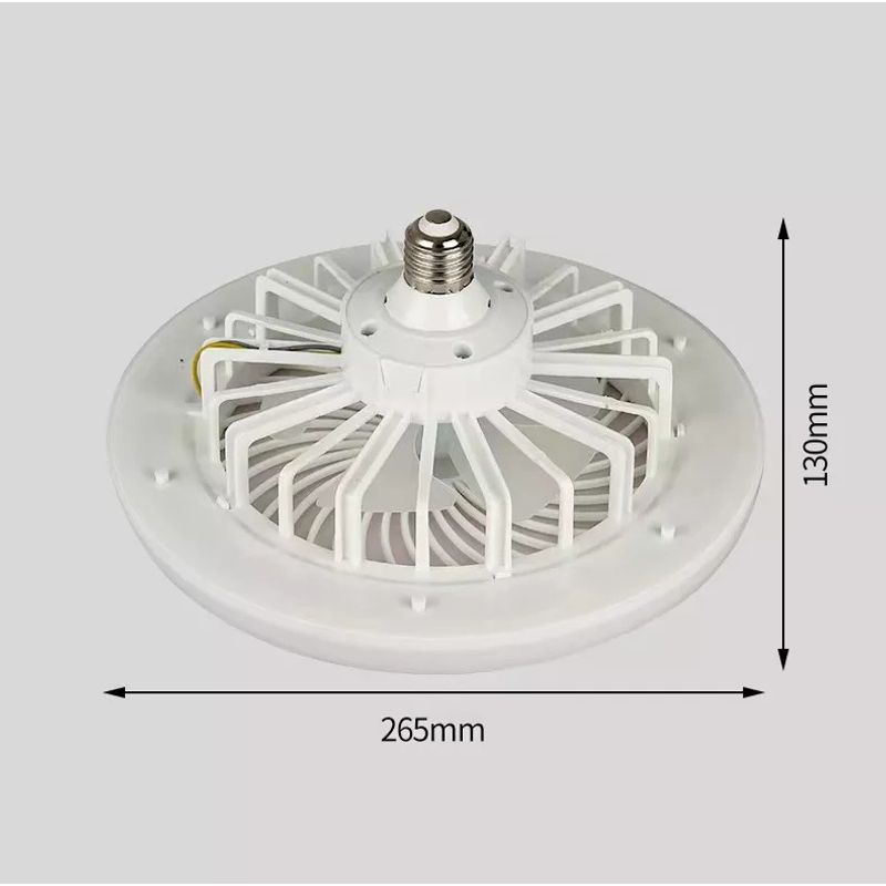 GENERICO - Ventilador Con Luz Led Modelo Control Remoto