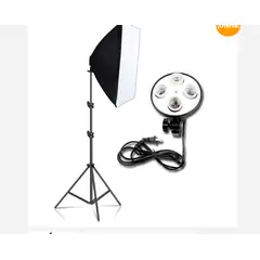 GENERICO - KIT SOFTBOX PARA 4 AMPOLLETAS + ATRIL