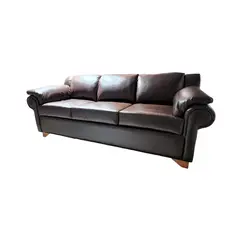 MUEBLES NEW - SOFA TRES CUERPOS CHOCOLATE GRECIA