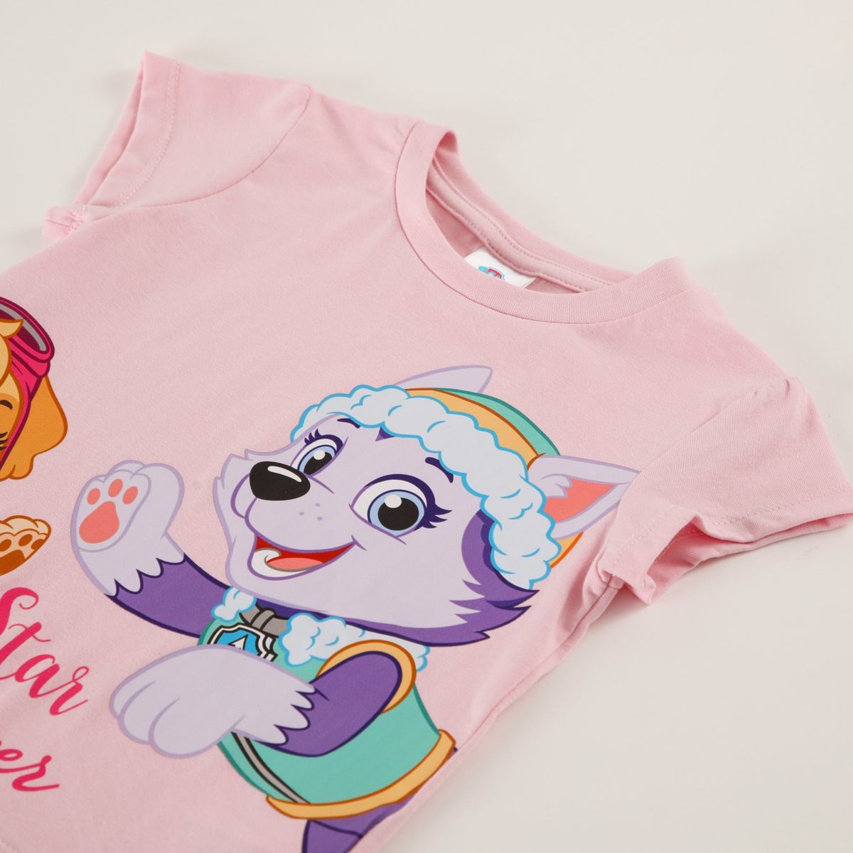 PAW PATROL - Pijama Corto Niña Star Rosado Paw Patrol