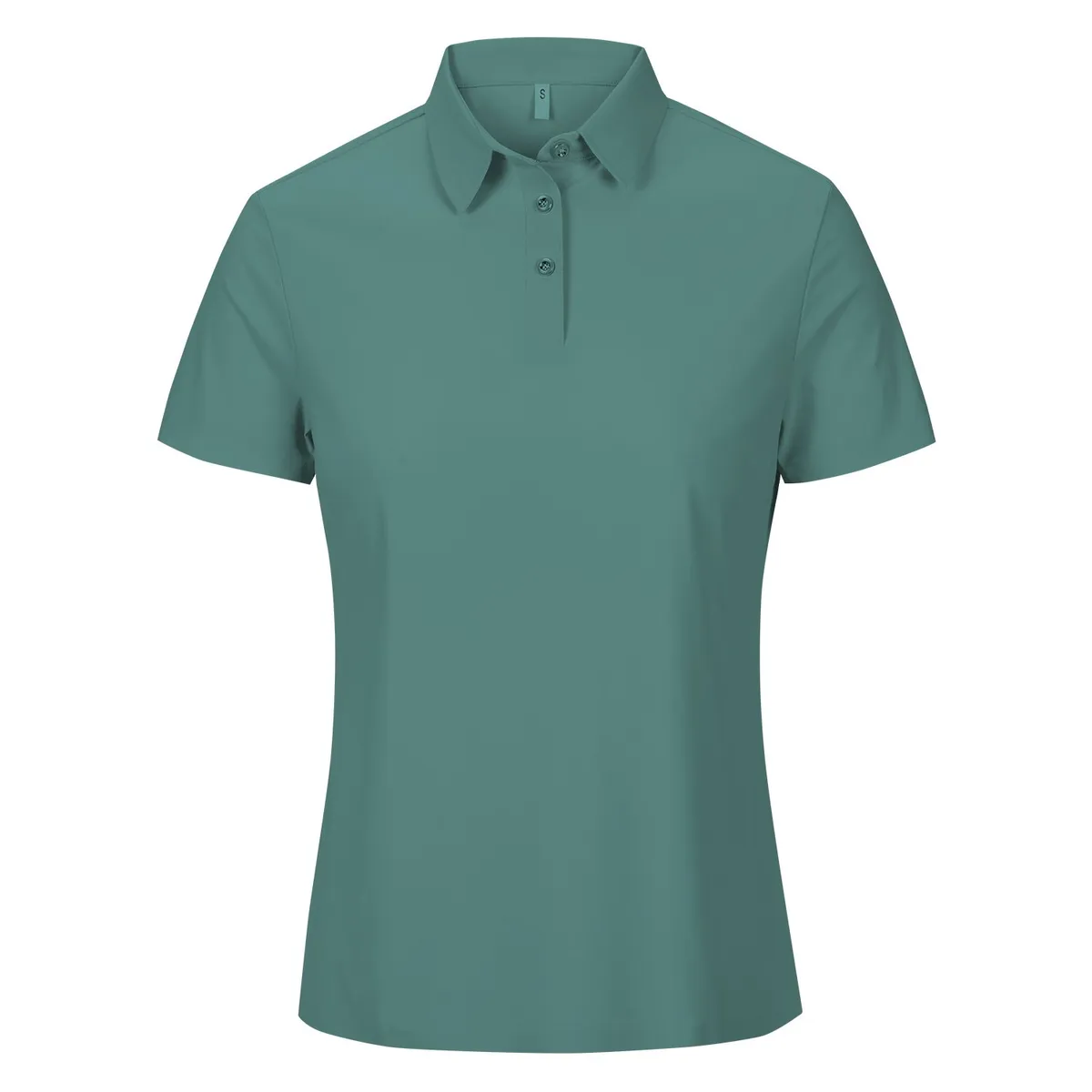 ANDESLAND OUTDOOR APPAREL - Polera Dry Fit Ultra Manga Corta Ruppell Pro Verde Petroleo Mujer