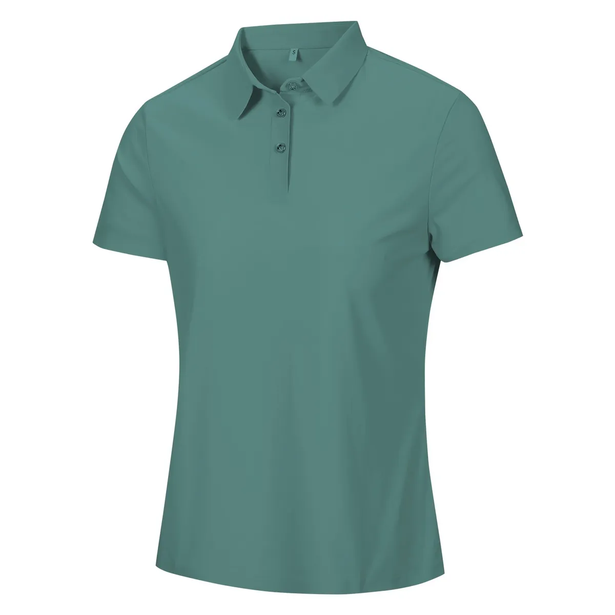 ANDESLAND OUTDOOR APPAREL - Polera Dry Fit Ultra Manga Corta Ruppell Pro Verde Petroleo Mujer