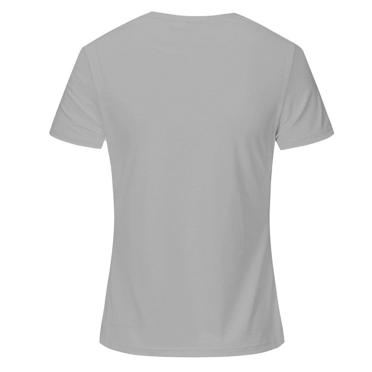 ANDESLAND OUTDOOR APPAREL - Polera Dry Fit Microperforado Manga Corta Sechurano Gris Claro Mujer