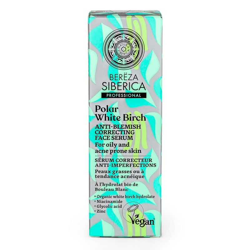 NATURA SIBERICA - Serum Facial Corrector Antimanchas White Polar Birch 30 ml