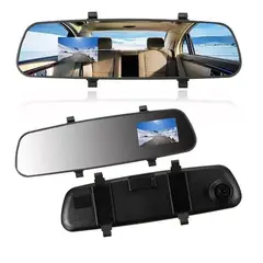 GENERICO - Camara Full Hd Auto Espejo Retrovisor